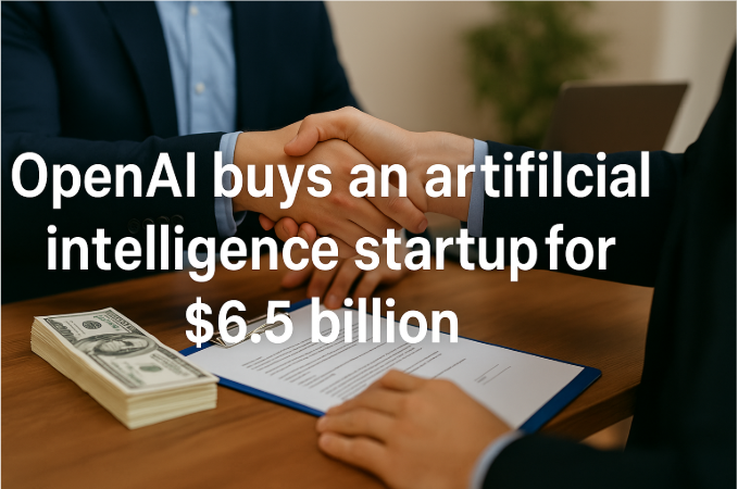 OpenAI Buys an Artificial Intelligence Startup for $6.5 Billion – A Game-Changing Move in the AI Industry